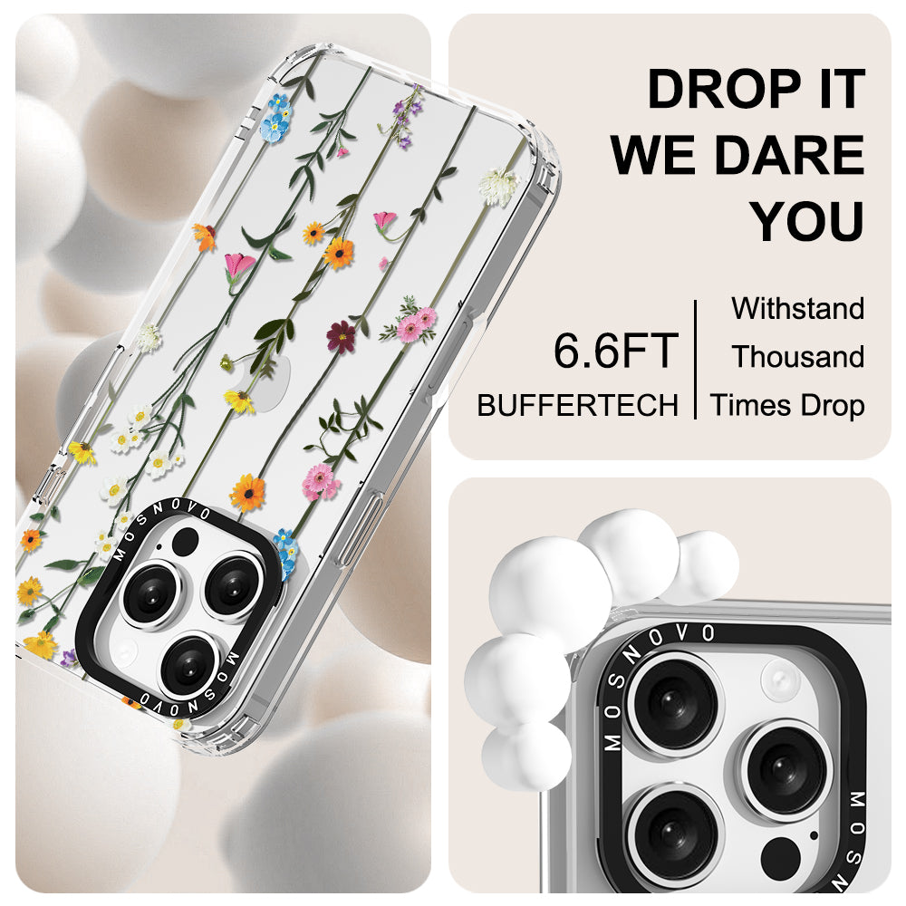 Wildflowers Phone Case - iPhone 16 Pro Case - MOSNOVO