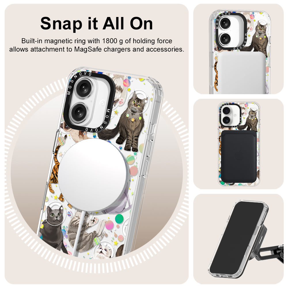 Space Cat Phone Case - iPhone 16 Case - MOSNOVO