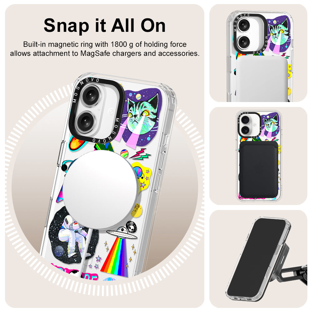 Sci-Fi Stickers Phone Case - iPhone 16 Case - MOSNOVO