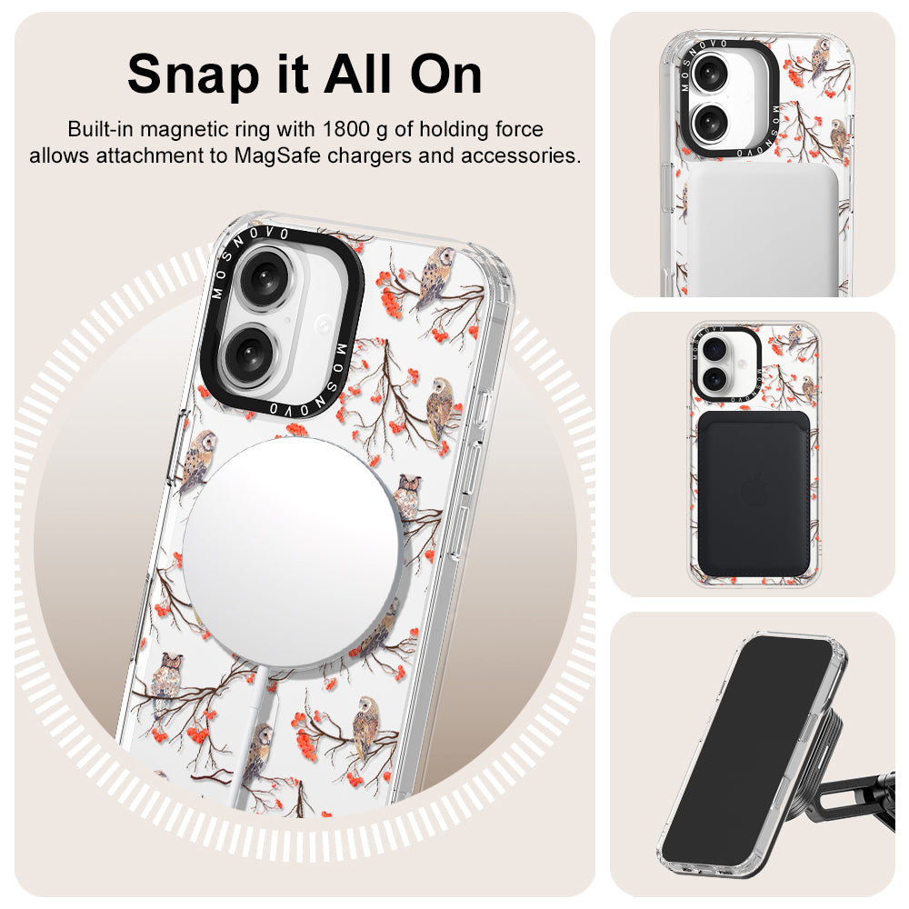 Owl Phone Case - iPhone 16 Plus Case - MOSNOVO