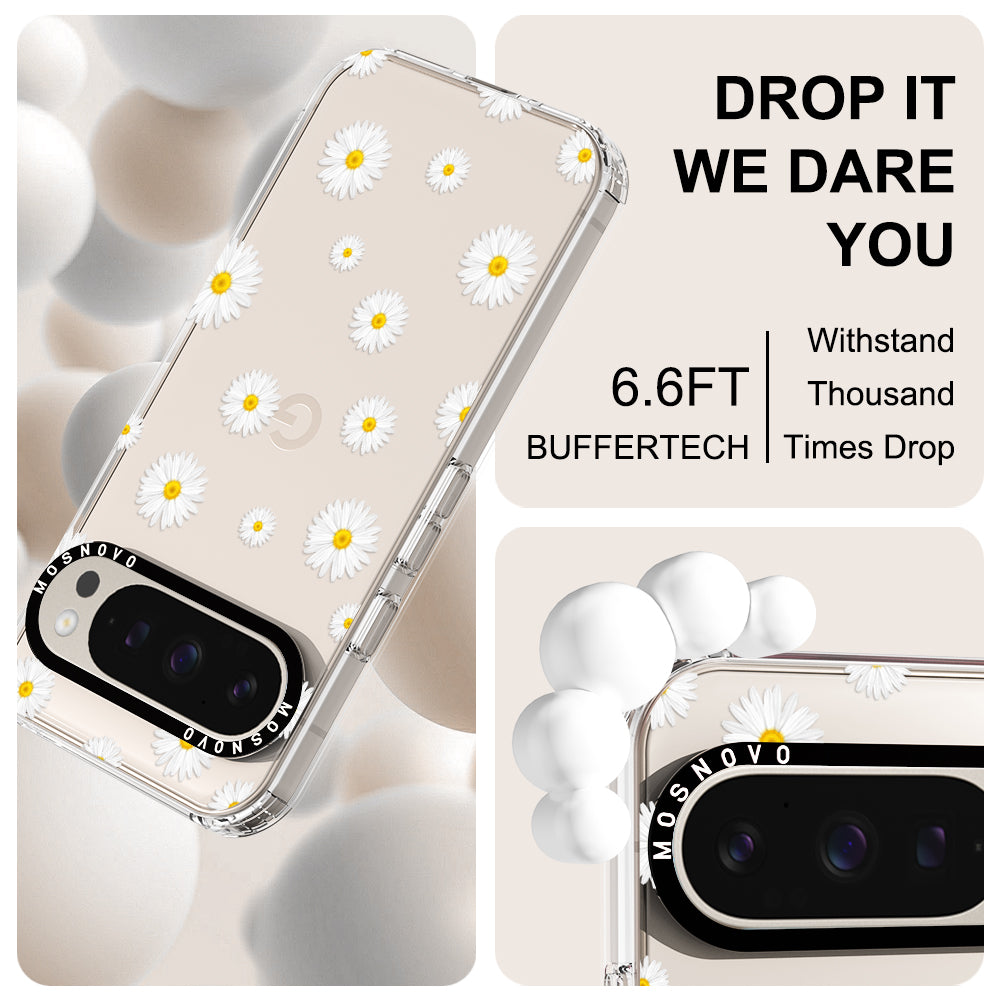 White Daisy Phone Case - Google Pixel 9 Pro XL Case