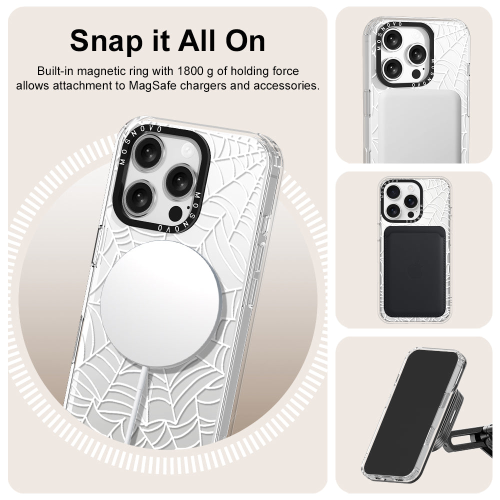 Spider Web Phone Case - iPhone 16 Pro Case - MOSNOVO