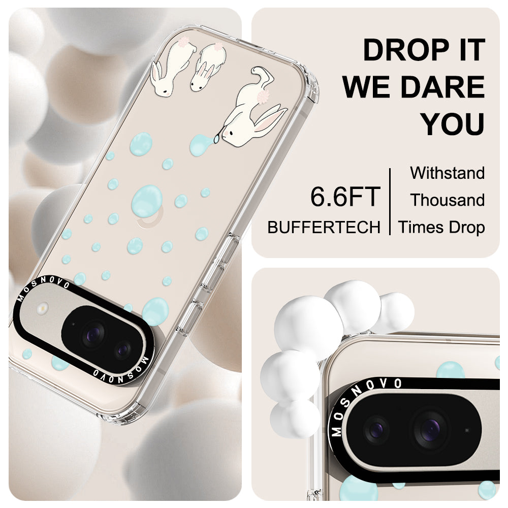 Bunny Blow Bubble Phone Case - Google Pixel 9 Case