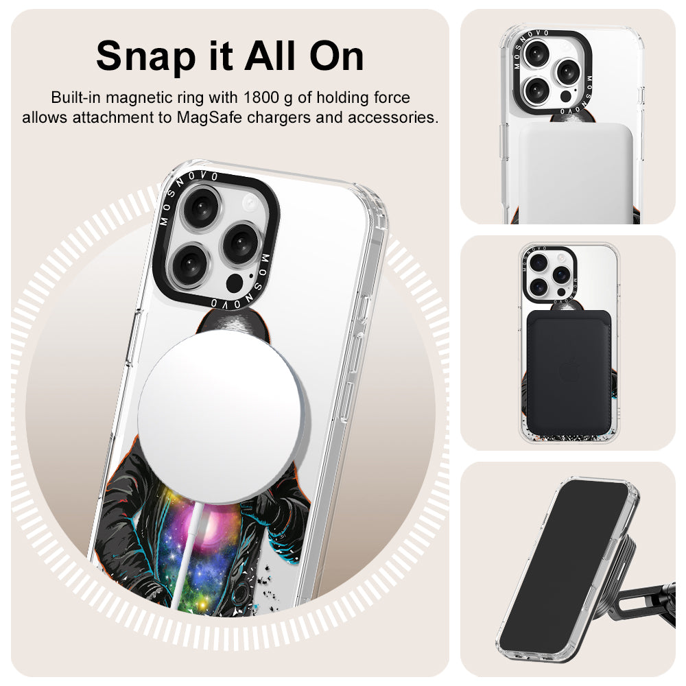 Mystery Astronaut Phone Case - iPhone 16 Pro Max Case - MOSNOVO