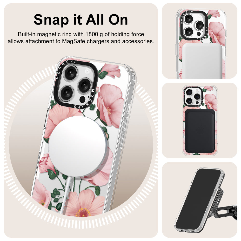 Calandrinia Phone Case - iPhone 16 Pro Max Case - MOSNOVO