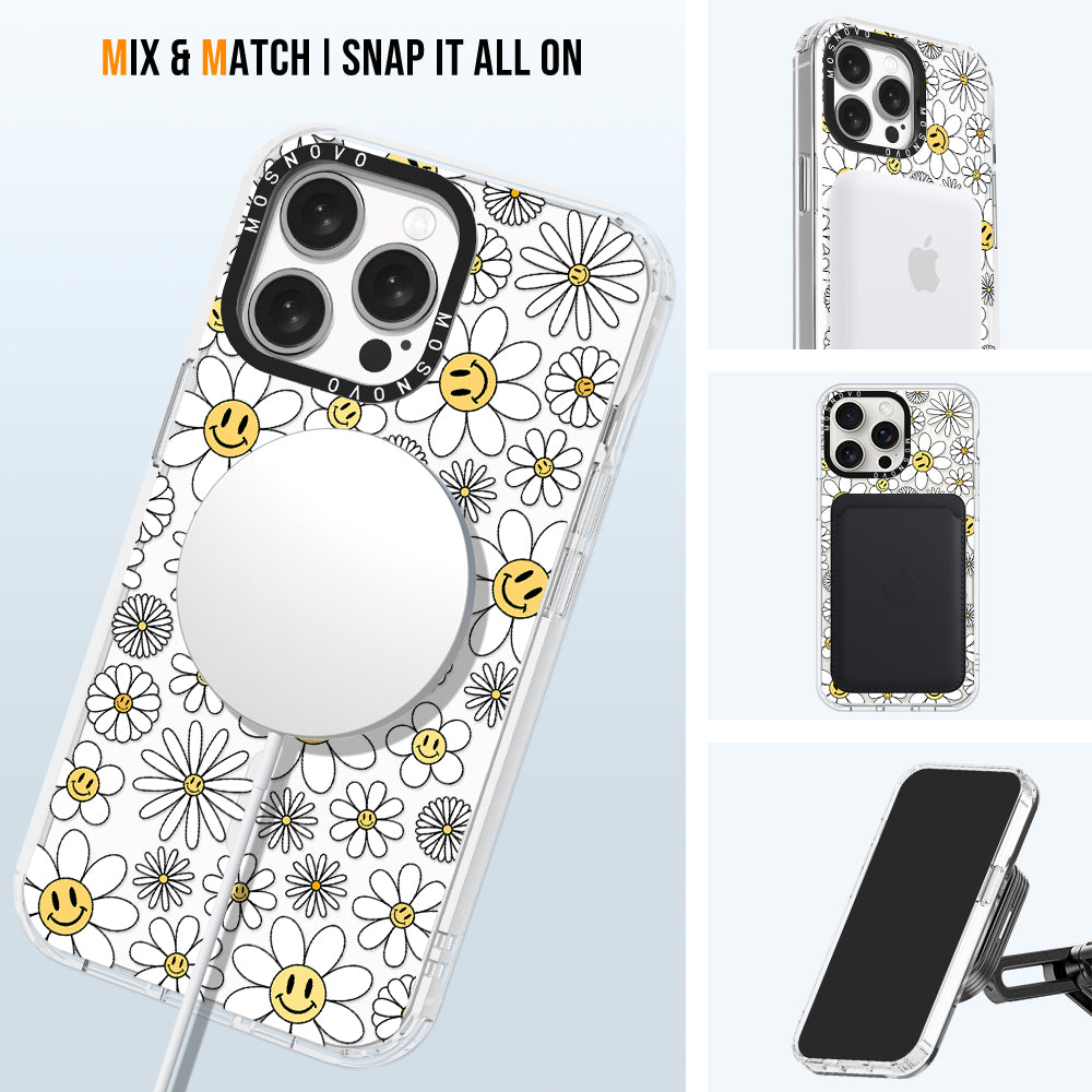 Happy Daisy Blooms Phone Case - iPhone 15 Pro Max Case