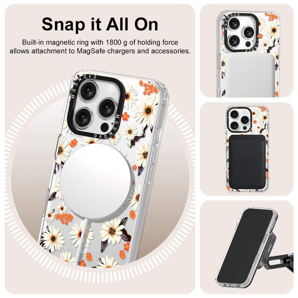 Spring Daisy Phone Case - iPhone 16 Pro Case - MOSNOVO