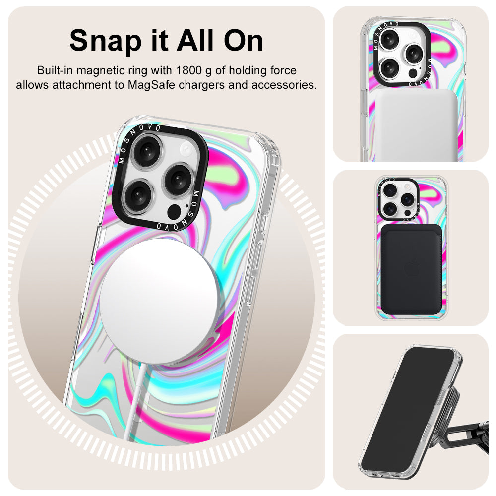 Psychedelic Swirls Phone Case - iPhone 16 Pro Case - MOSNOVO