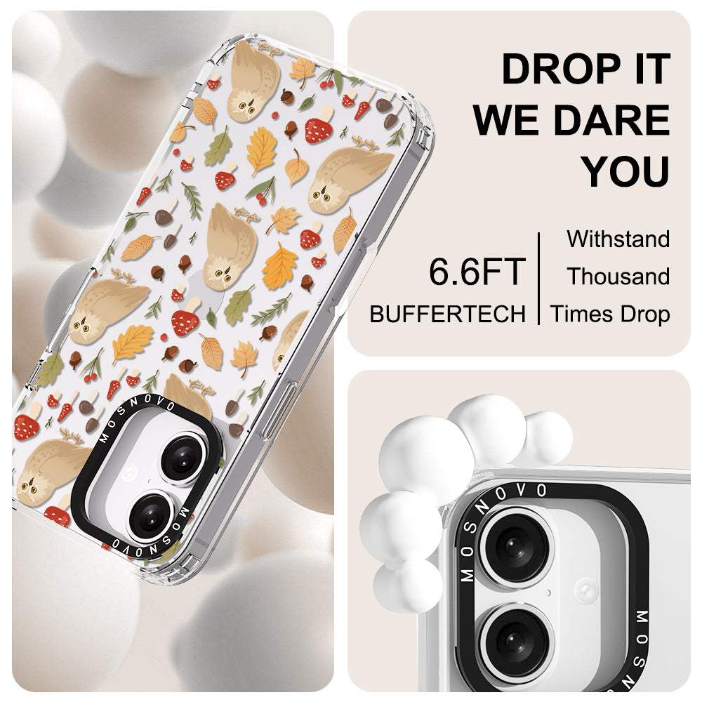 Autumn Owl Phone Case - iPhone 16 Plus Case - MOSNOVO