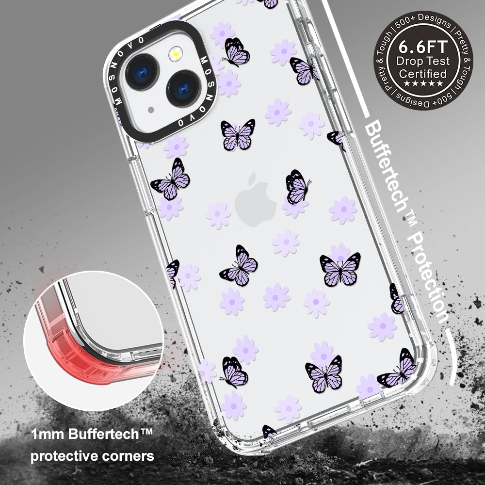 Lilac Butterfly Phone Case - iPhone 13 Mini Case