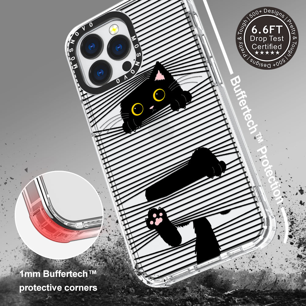 Hidden Black Cat Phone Case - iPhone 13 Pro Case