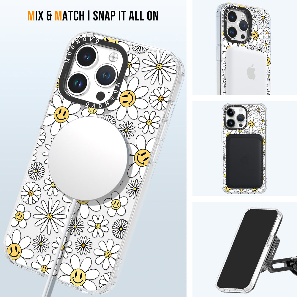 Happy Daisy Blooms Phone Case - iPhone 14 Pro Max Case