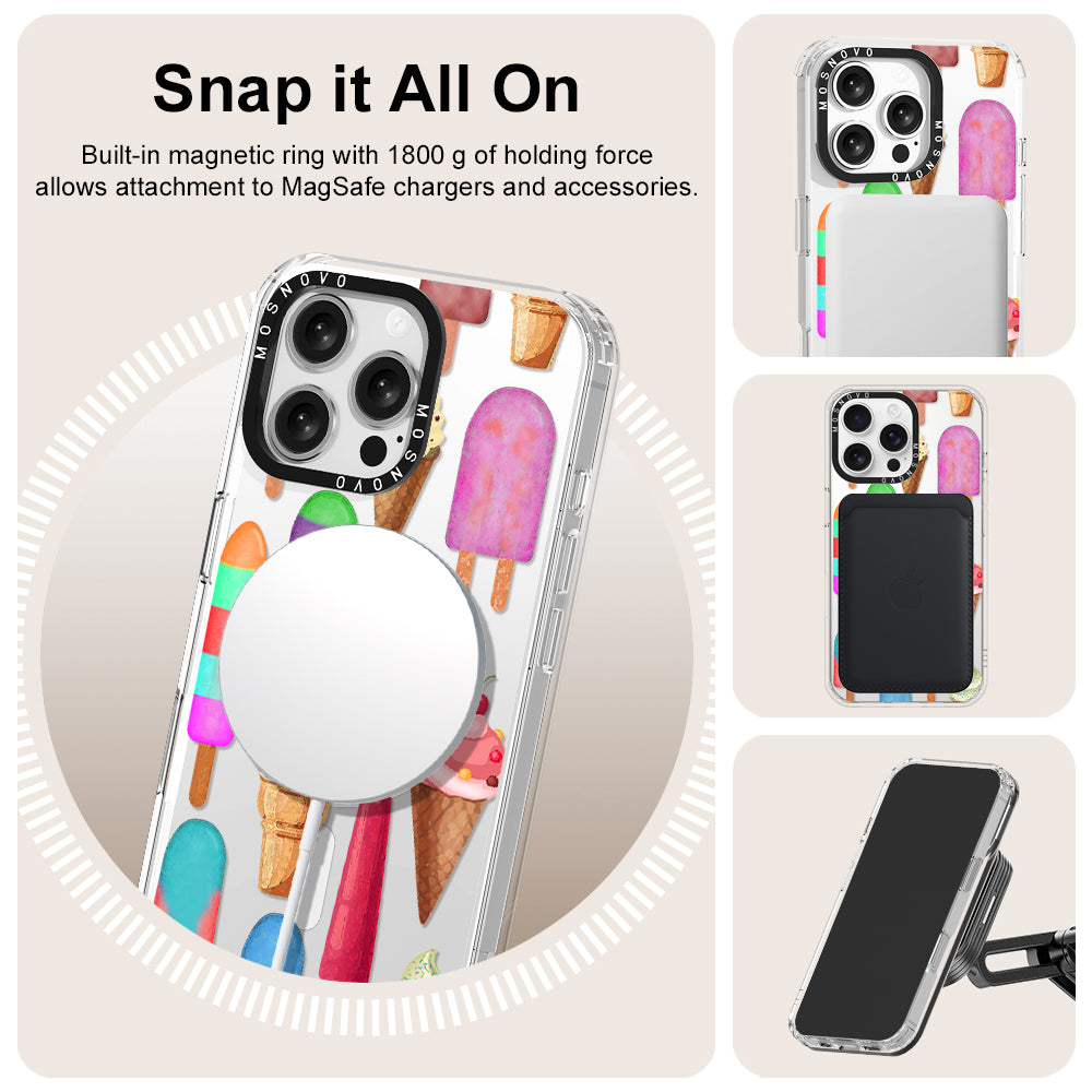 Ice Cream Phone Case - iPhone 16 Pro Max Case - MOSNOVO