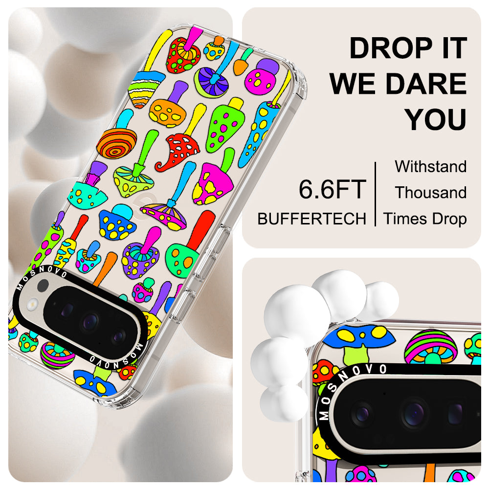 Trippy Wild Mushroom Phone Case - Google Pixel 9 Pro Case