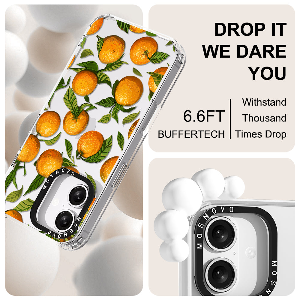 Tangerine Phone Case - iPhone 16 Plus Case - MOSNOVO