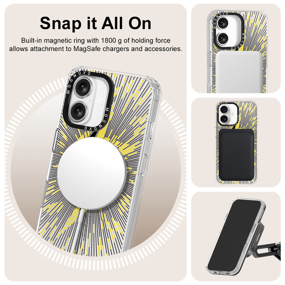 Lightning Bolt Phone Case - iPhone 16 Plus Case - MOSNOVO