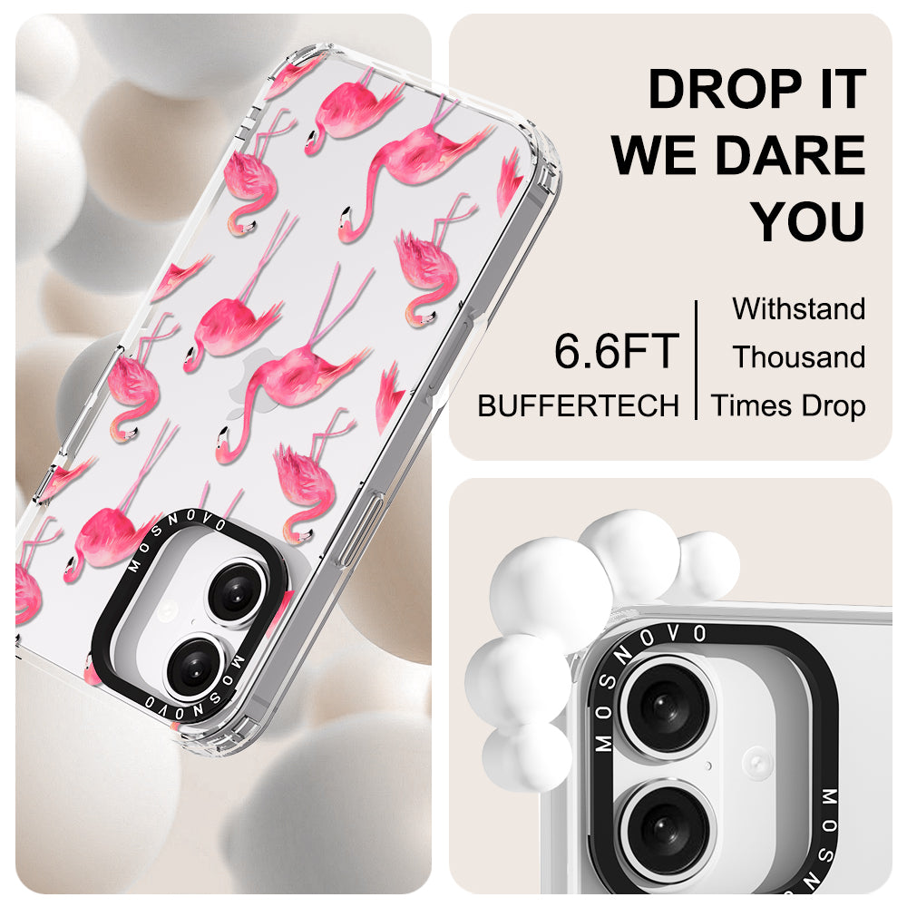 Flamingo Phone Case - iPhone 16 Plus Case - MOSNOVO