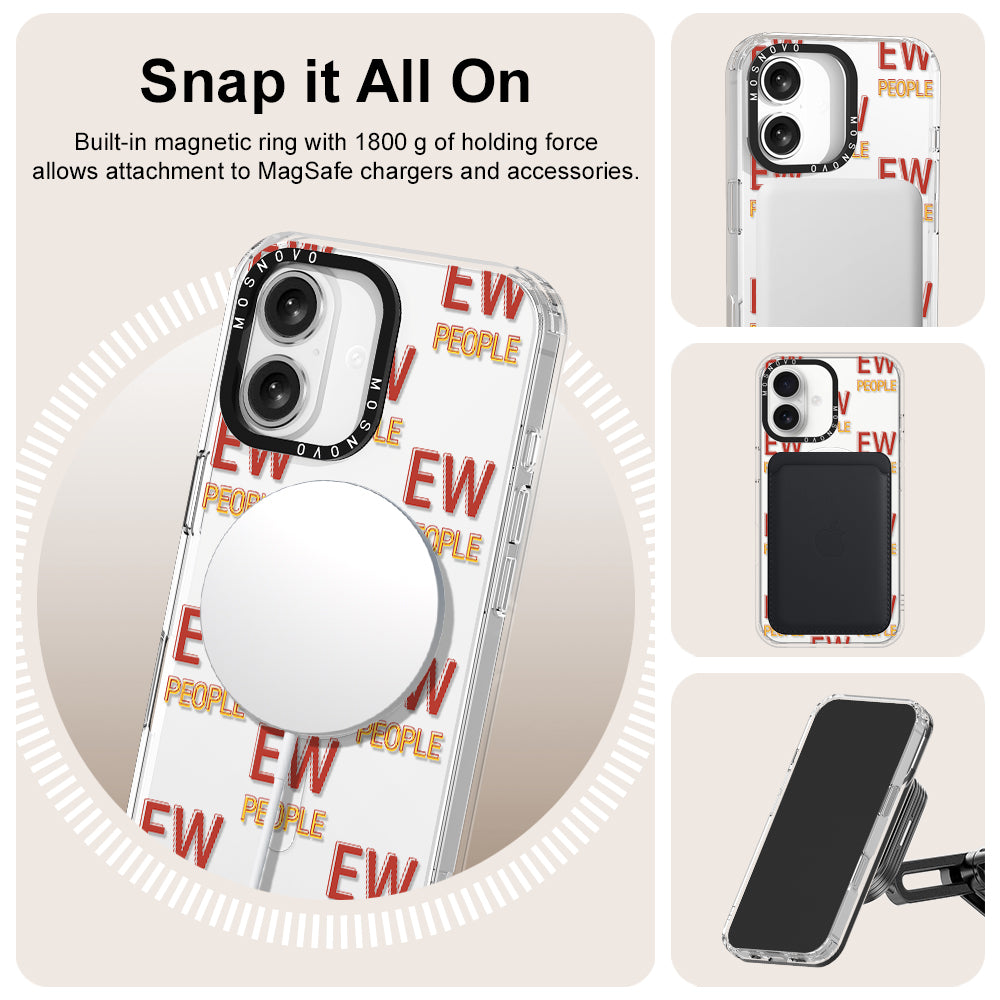 EW People Phone Case - iPhone 16 Case - MOSNOVO