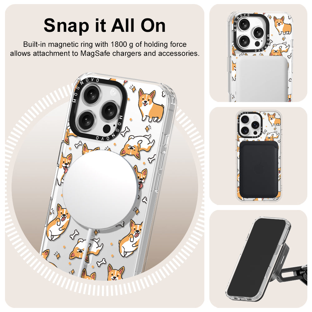 Corgi Phone Case - iPhone 16 Pro Max Case - MOSNOVO