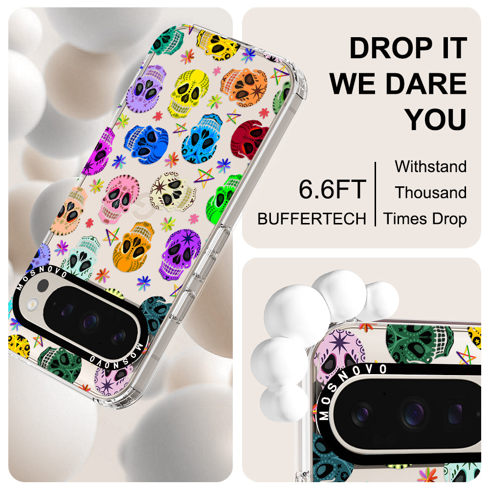 Sugar Skull Phone Case - Google Pixel 9 Pro Case