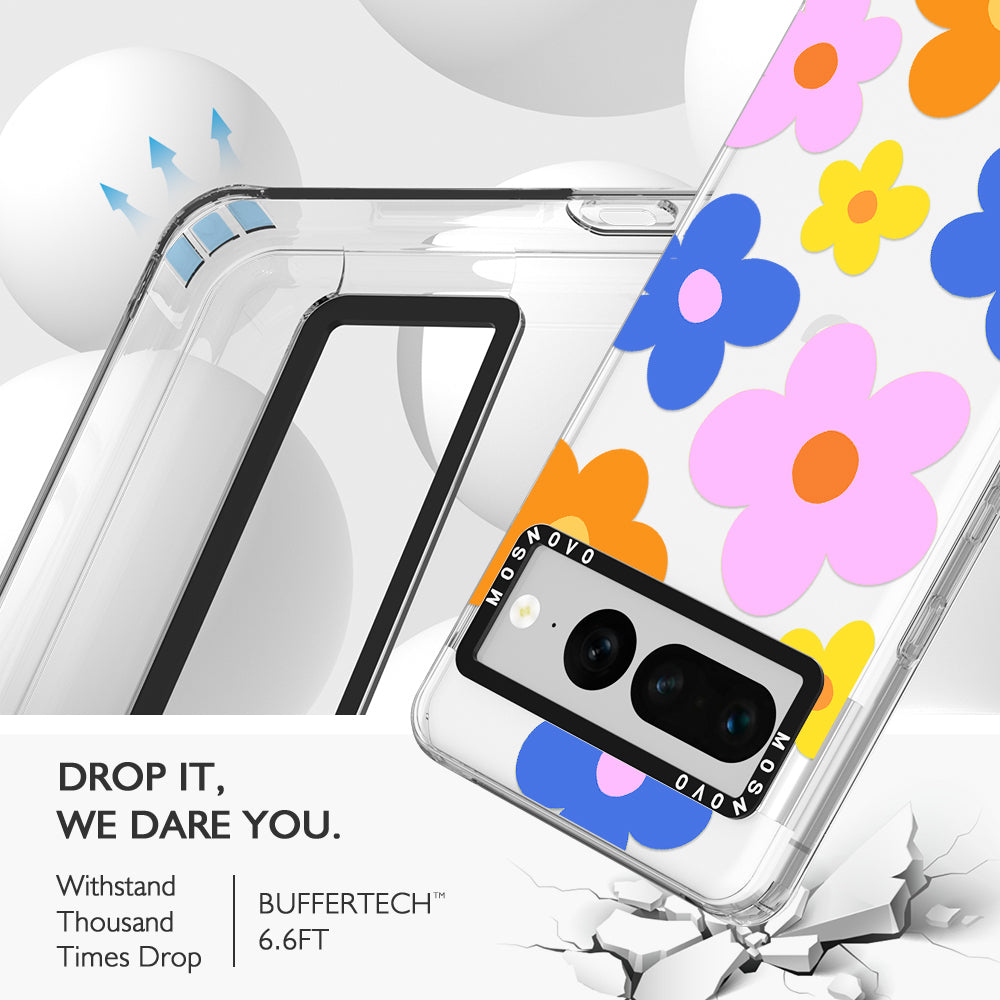 60's Groovy Flower Phone Case - Google Pixel 7 Pro Case