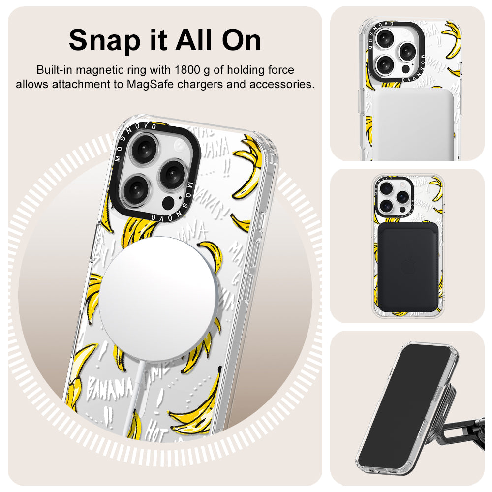 Banana Banana Phone Case - iPhone 16 Pro Max Case - MOSNOVO