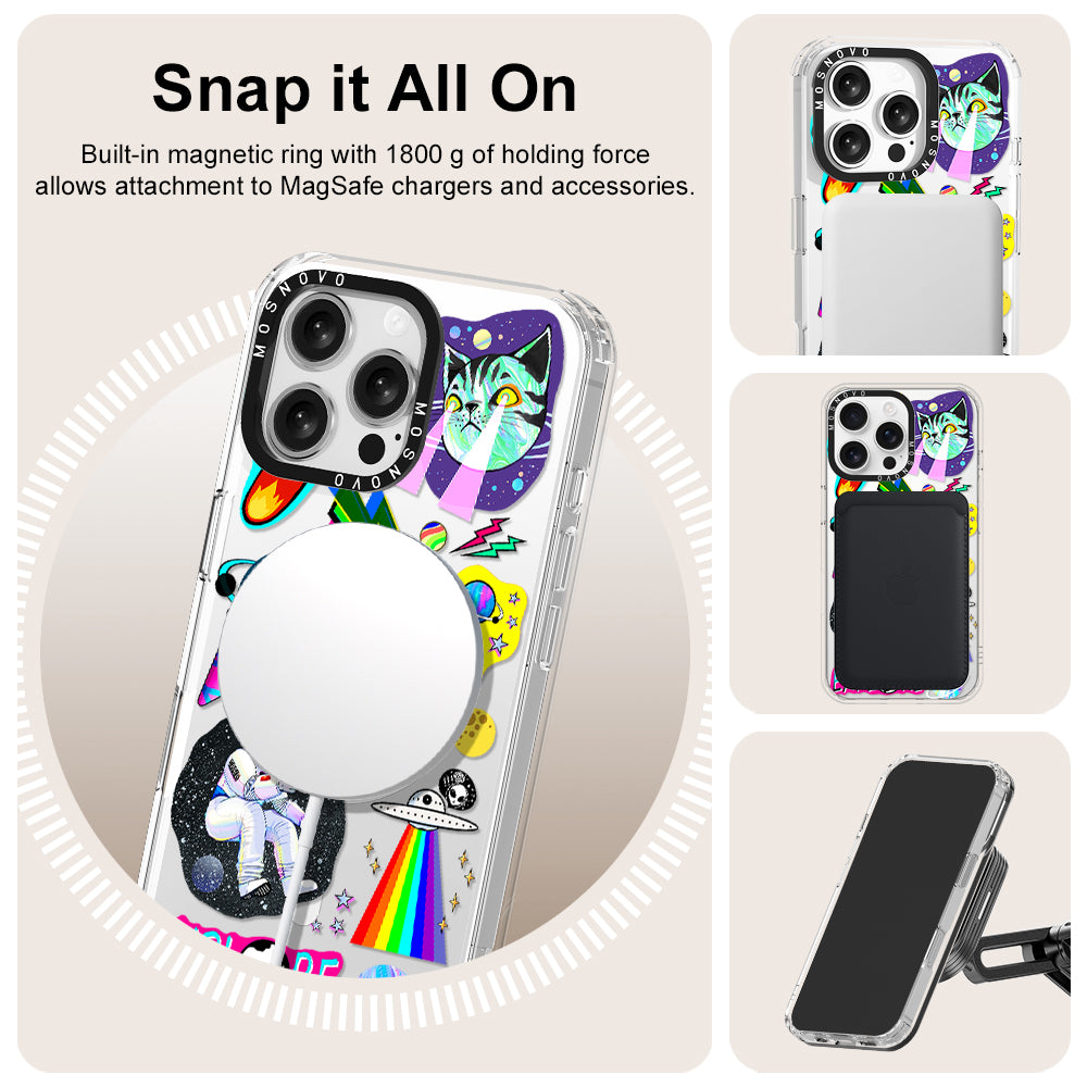 Sci-Fi Stickers Phone Case - iPhone 16 Pro Max Case - MOSNOVO