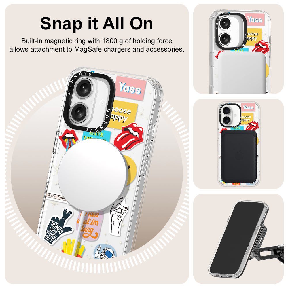 Pop Culture Phone Case - iPhone 16 Plus Case - MOSNOVO