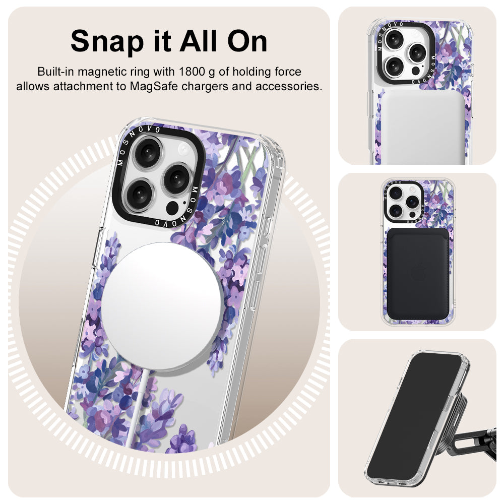 Lavender Phone Case - iPhone 16 Pro Max Case - MOSNOVO