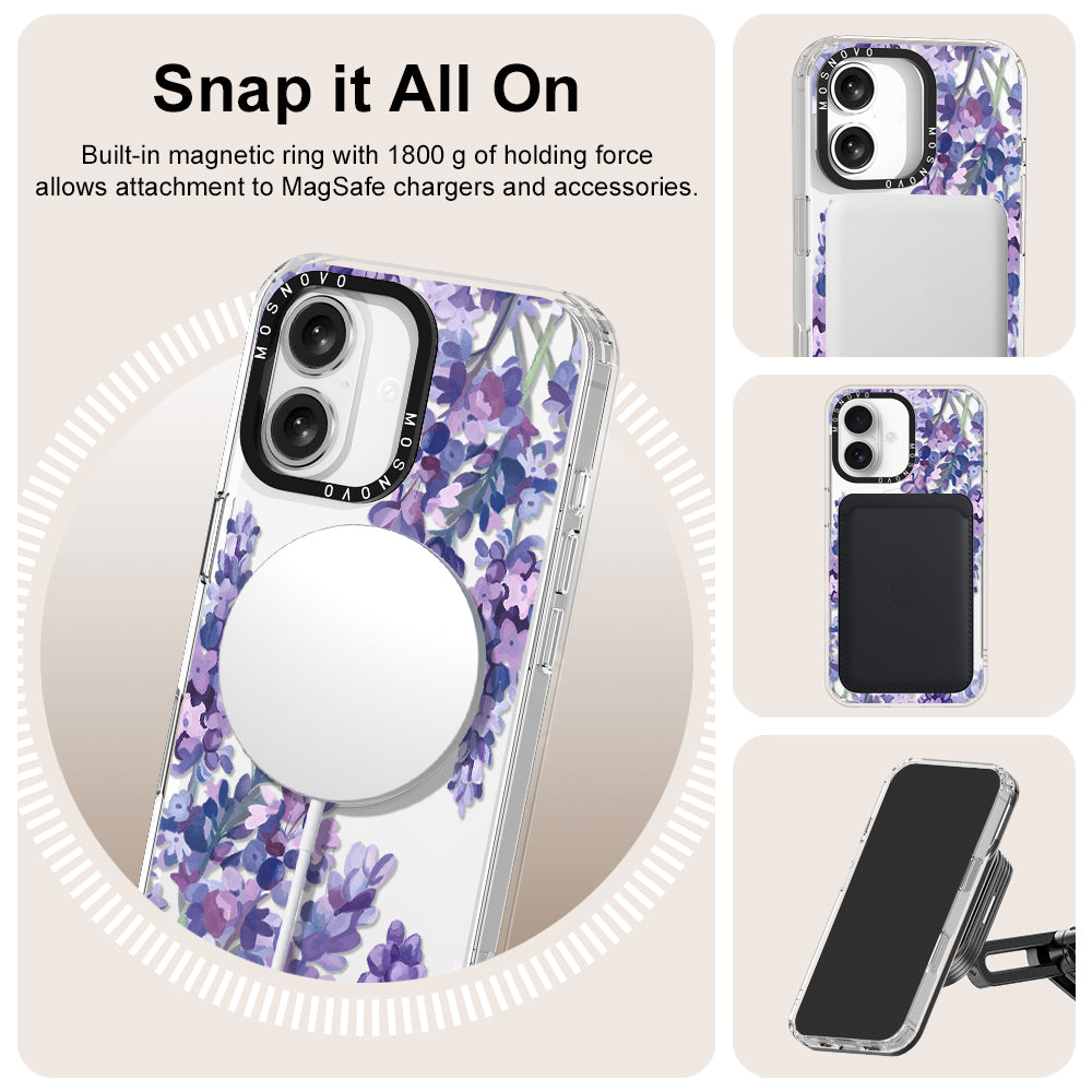 Lavender Phone Case - iPhone 16 Plus Case - MOSNOVO