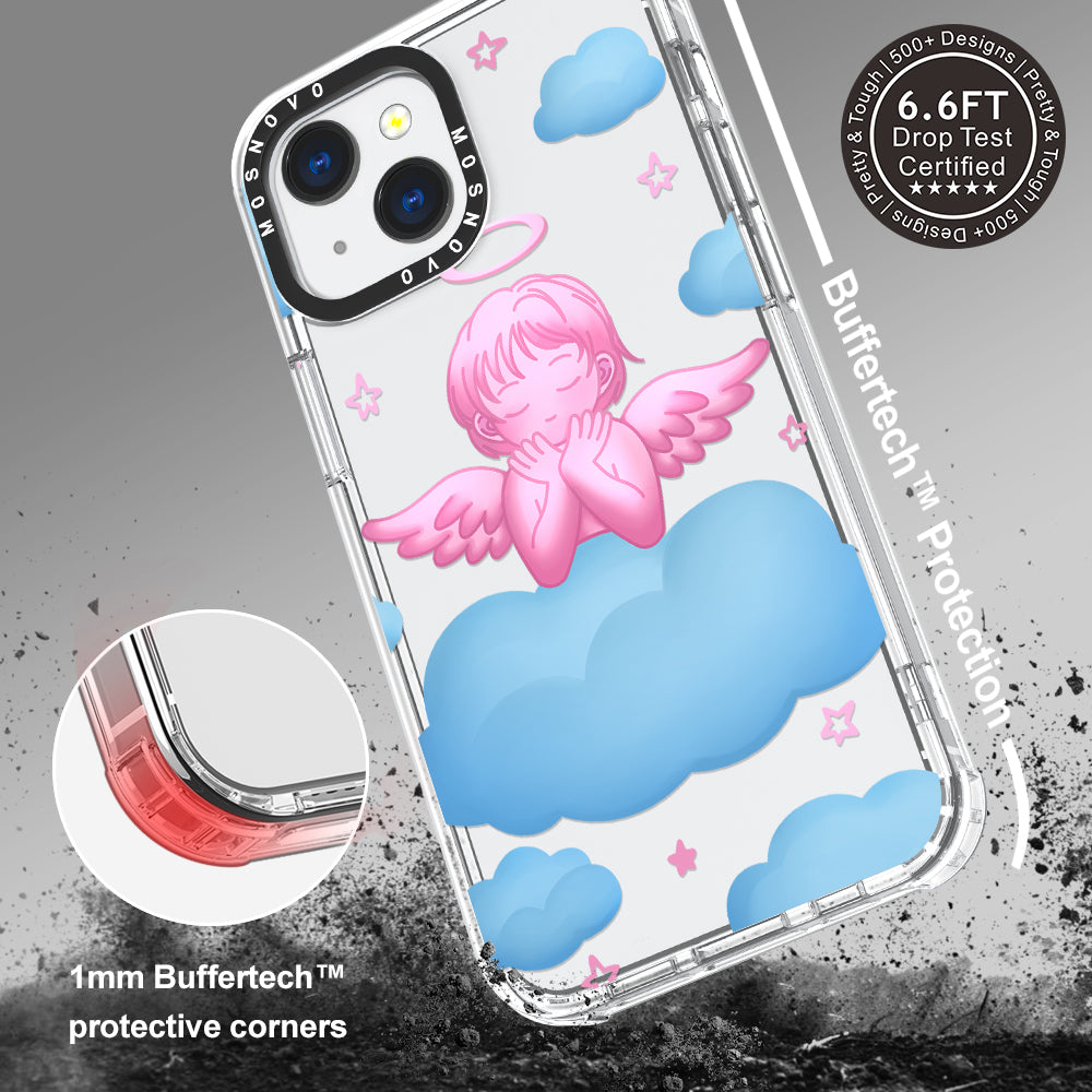 Pink Serenity Angel Phone Case - iPhone 13 Case