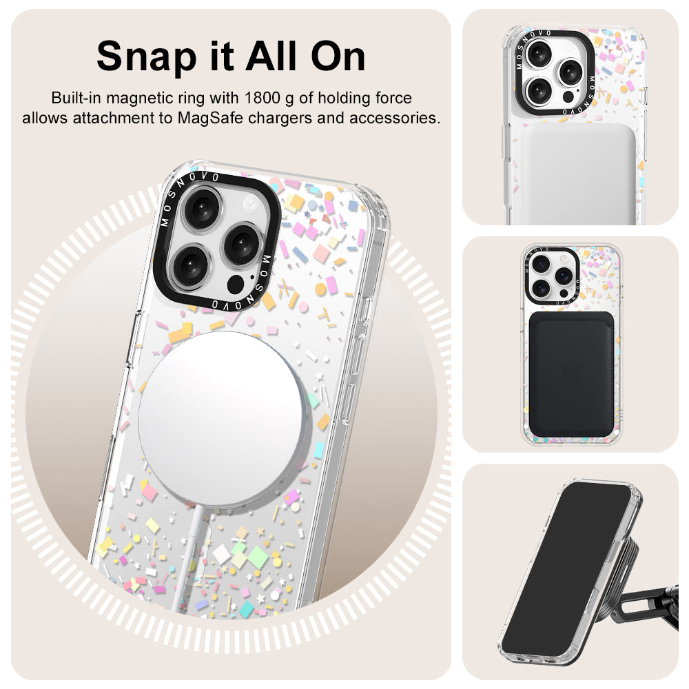 Confetti Phone Case - iPhone 16 Pro Max Case - MOSNOVO