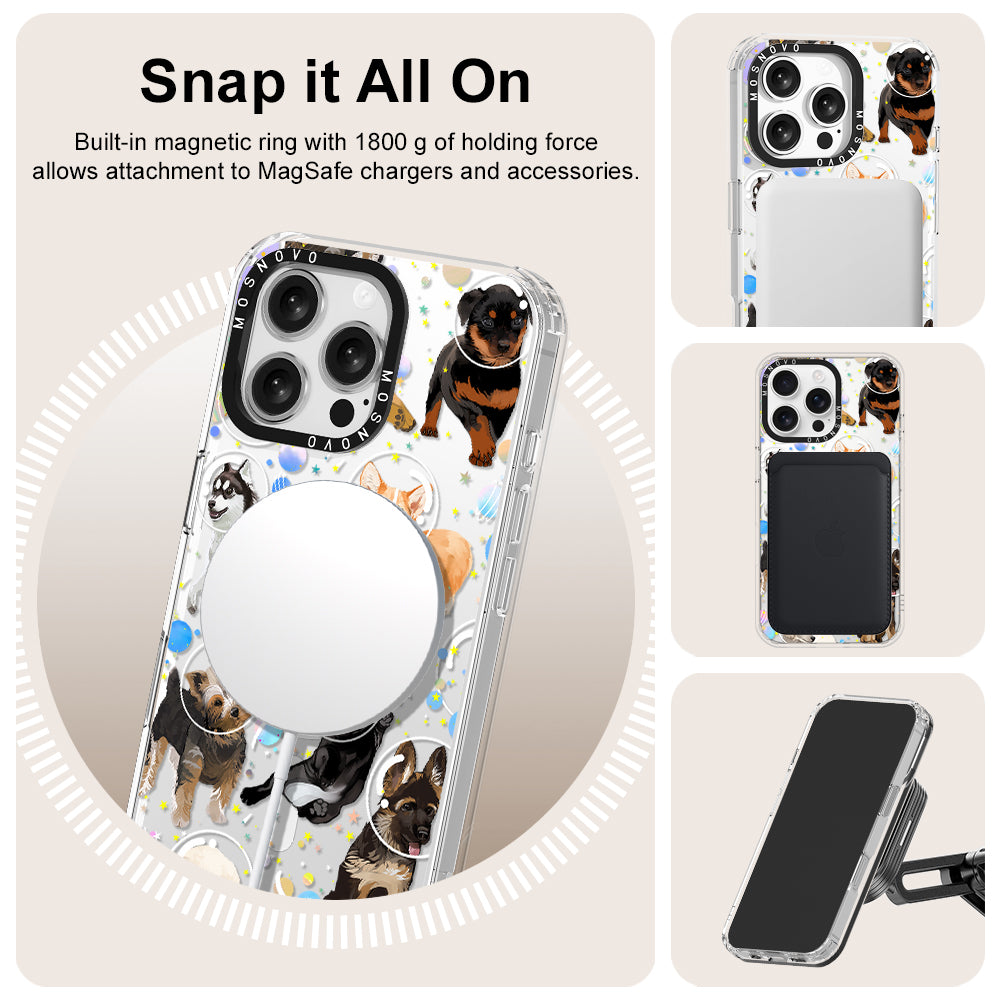 Space Dog Phone Case - iPhone 16 Pro Max Case - MOSNOVO