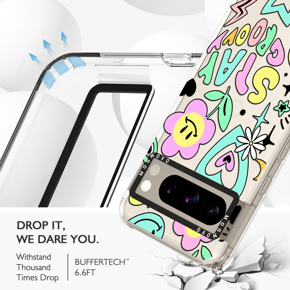 Stay Groovy Phone Case - Google Pixel 8 Pro Case