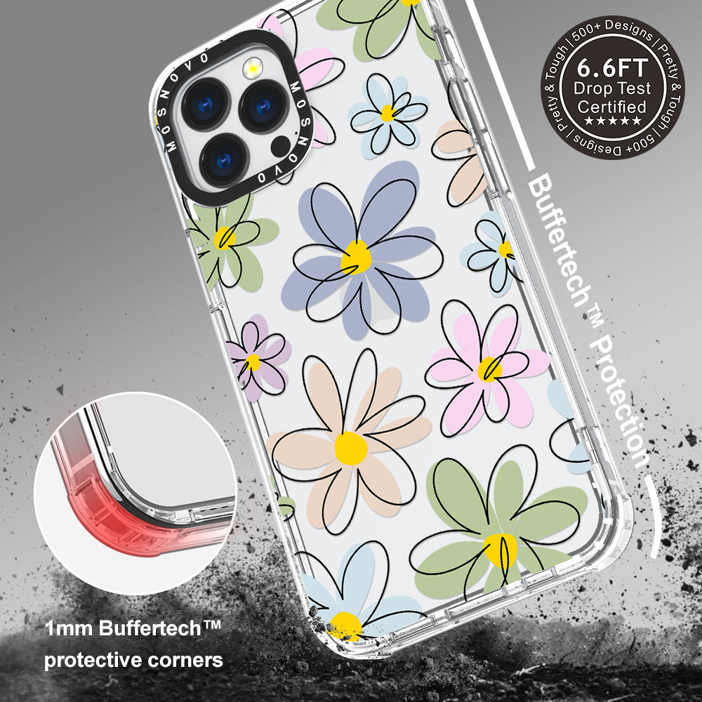 Linear Blooms Phone Case - iPhone 13 Pro Max Case