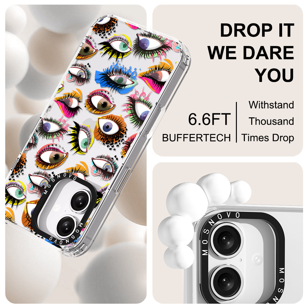 Eyes Phone Case - iPhone 16 Case - MOSNOVO