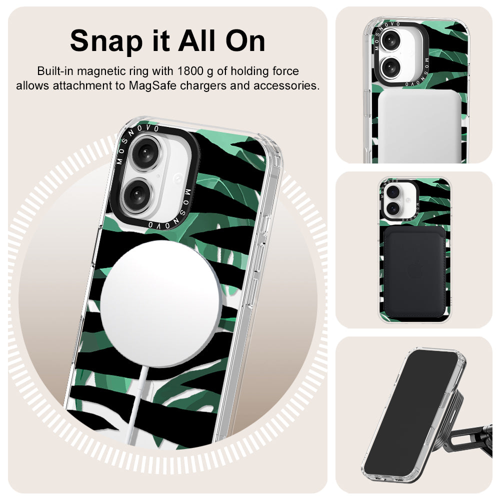 Wild Zebra Phone Case - iPhone 16 Case - MOSNOVO