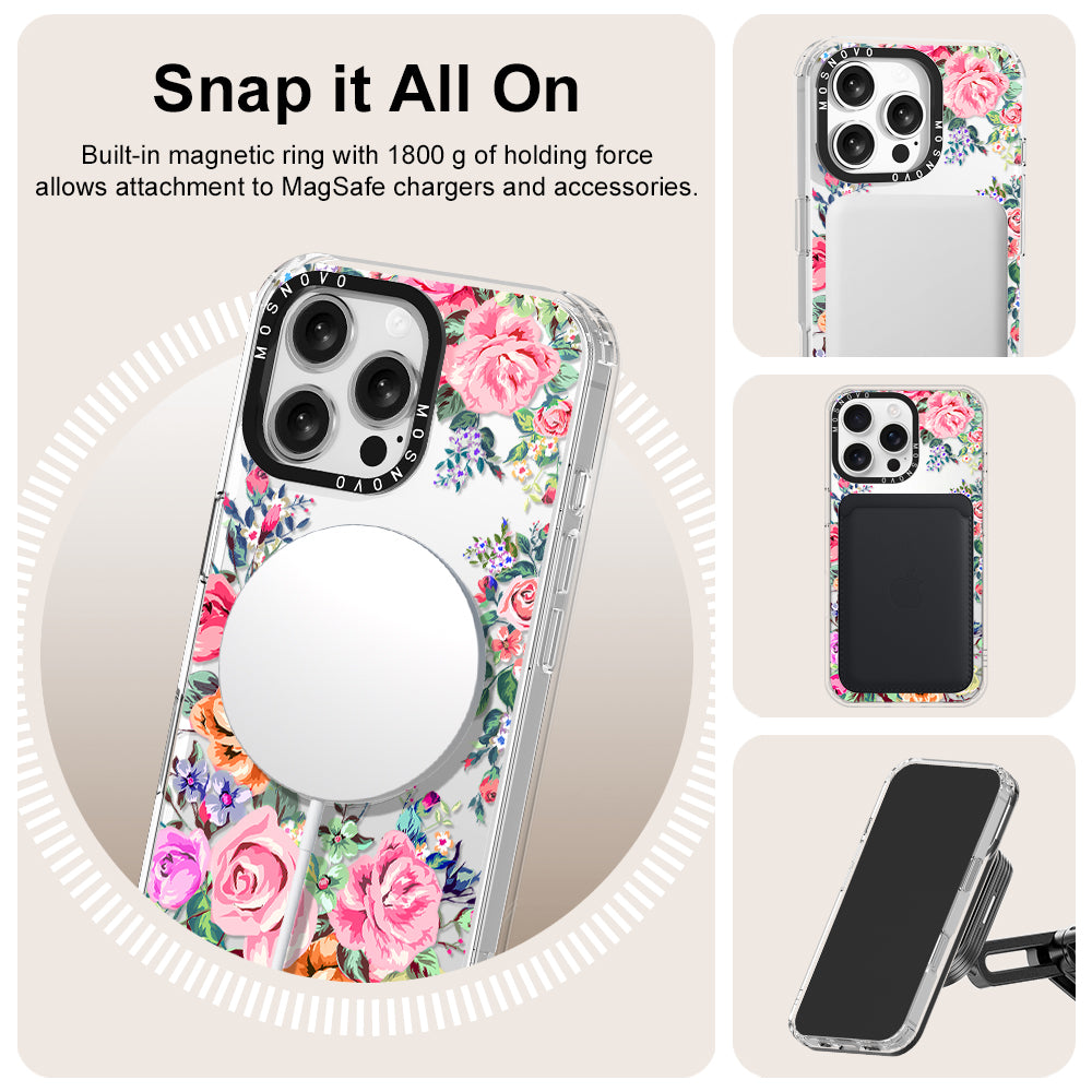 Flower Garden Phone Case - iPhone 16 Pro Max Case - MOSNOVO