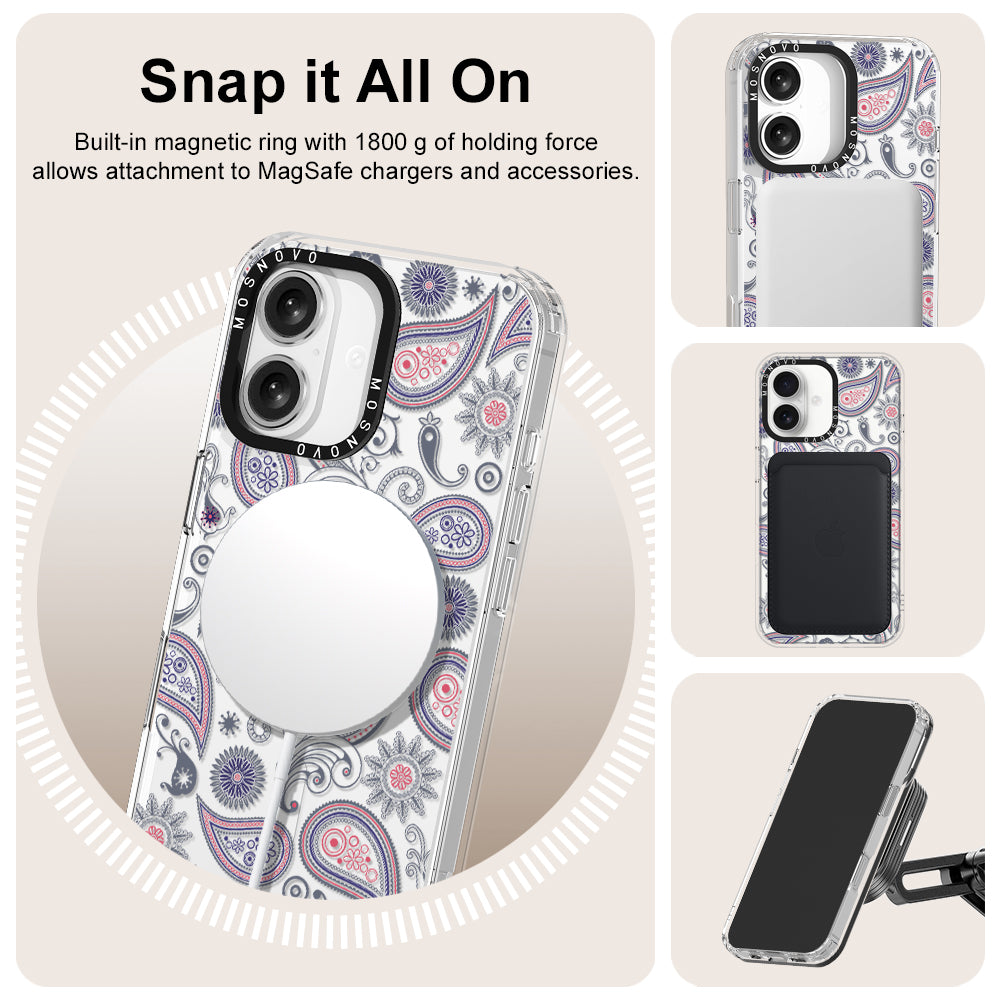 Paisley Phone Case - iPhone 16 Case - MOSNOVO