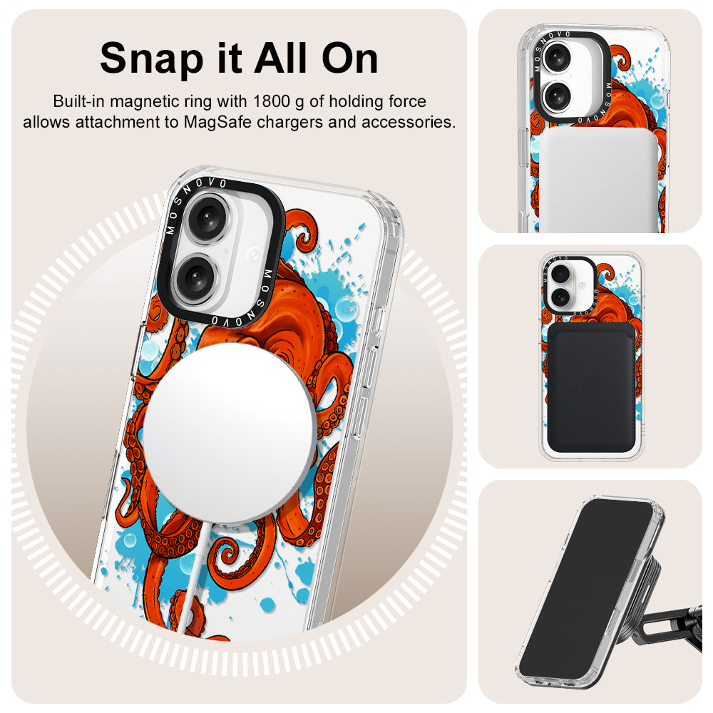 Octupus Phone Case - iPhone 16 Plus Case - MOSNOVO