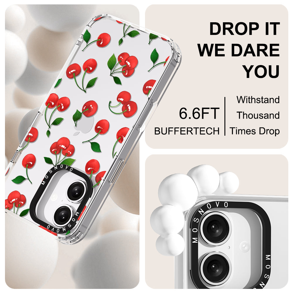 Poppy Cherry Phone Case - iPhone 16 Case - MOSNOVO