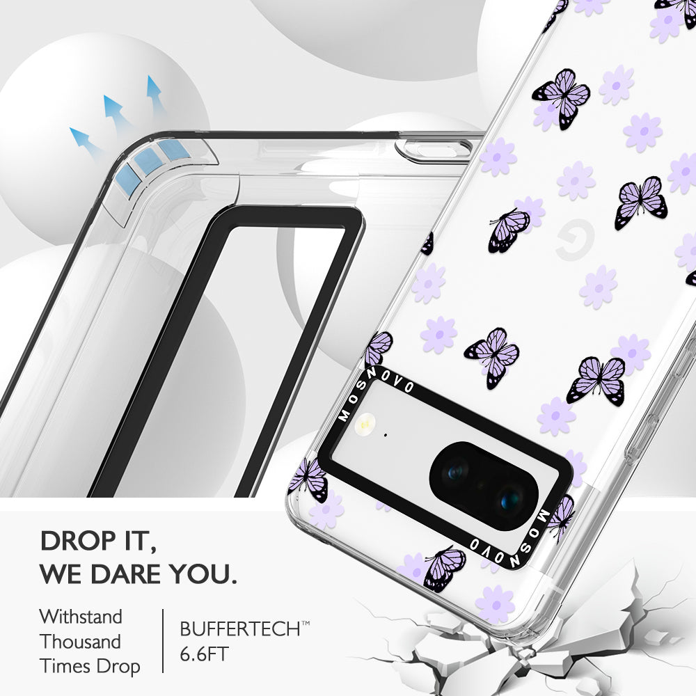 Lilac Butterfly Phone Case - Google Pixel 7 Case