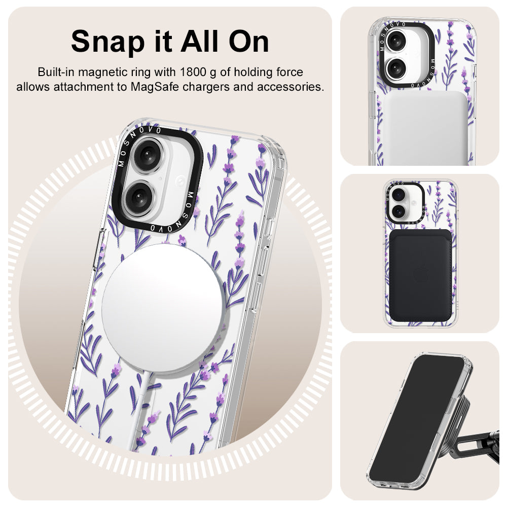 Lavenders Phone Case - iPhone 16 Plus Case - MOSNOVO