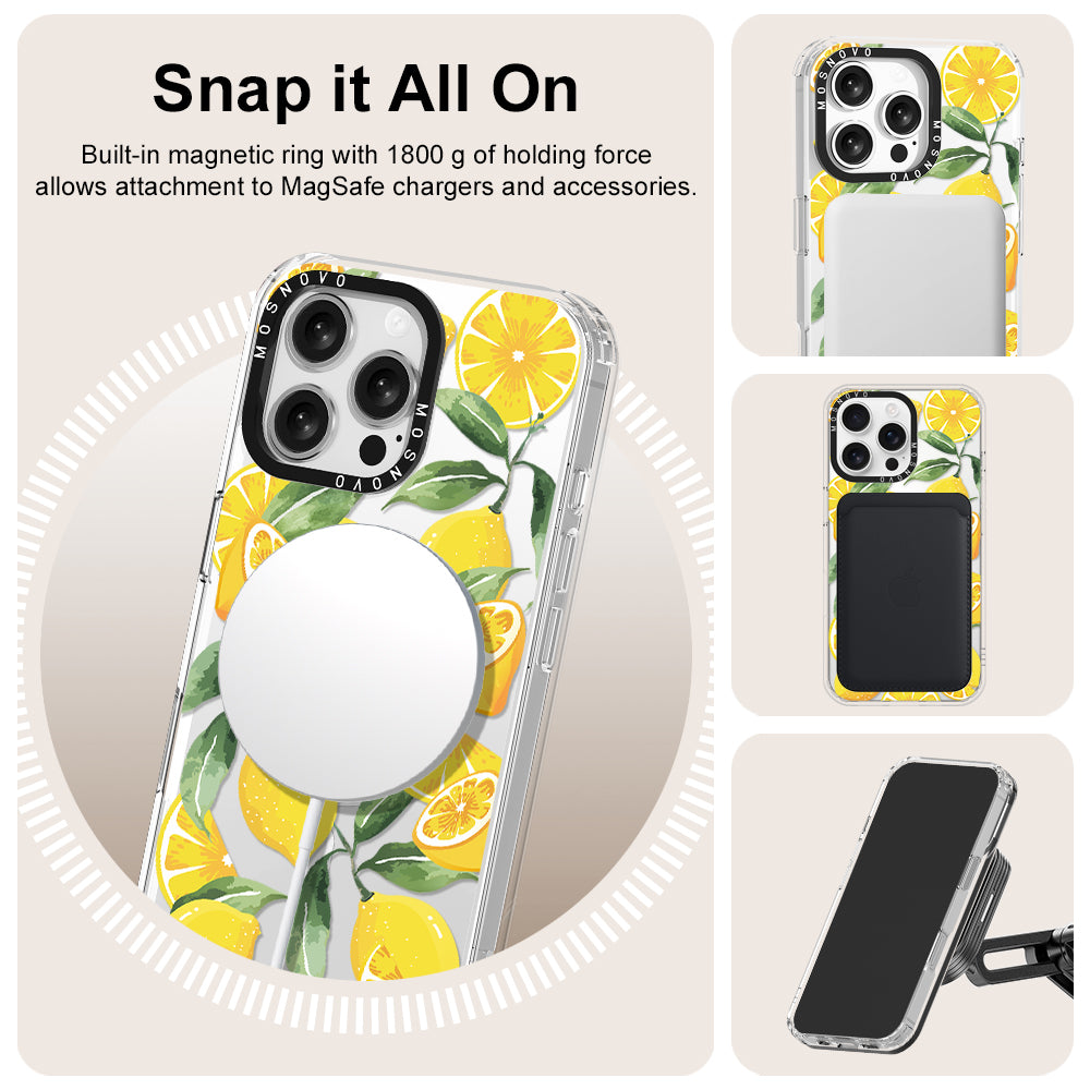 Lemon Phone Case - iPhone 16 Pro Max Case - MOSNOVO