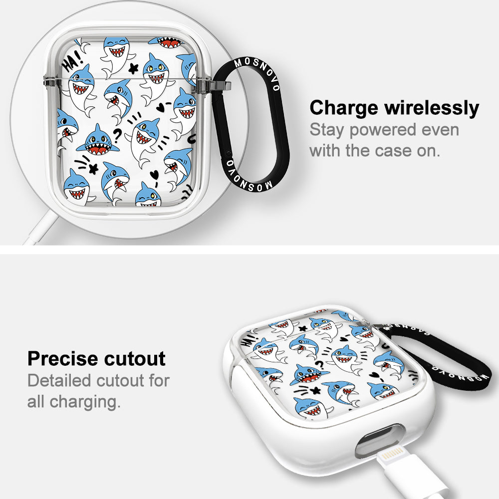 Cute Sharks AirPods 1/2 Case