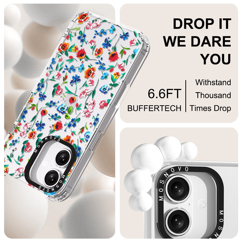 Little Wild Flower Phone Case - iPhone 16 Plus Case - MOSNOVO