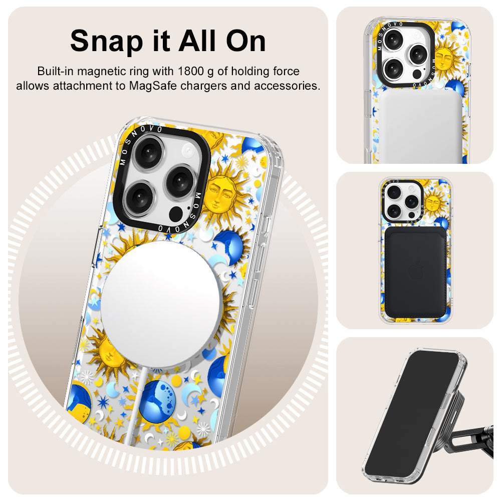 Sun and Moon Phone Case - iPhone 16 Pro Case - MOSNOVO