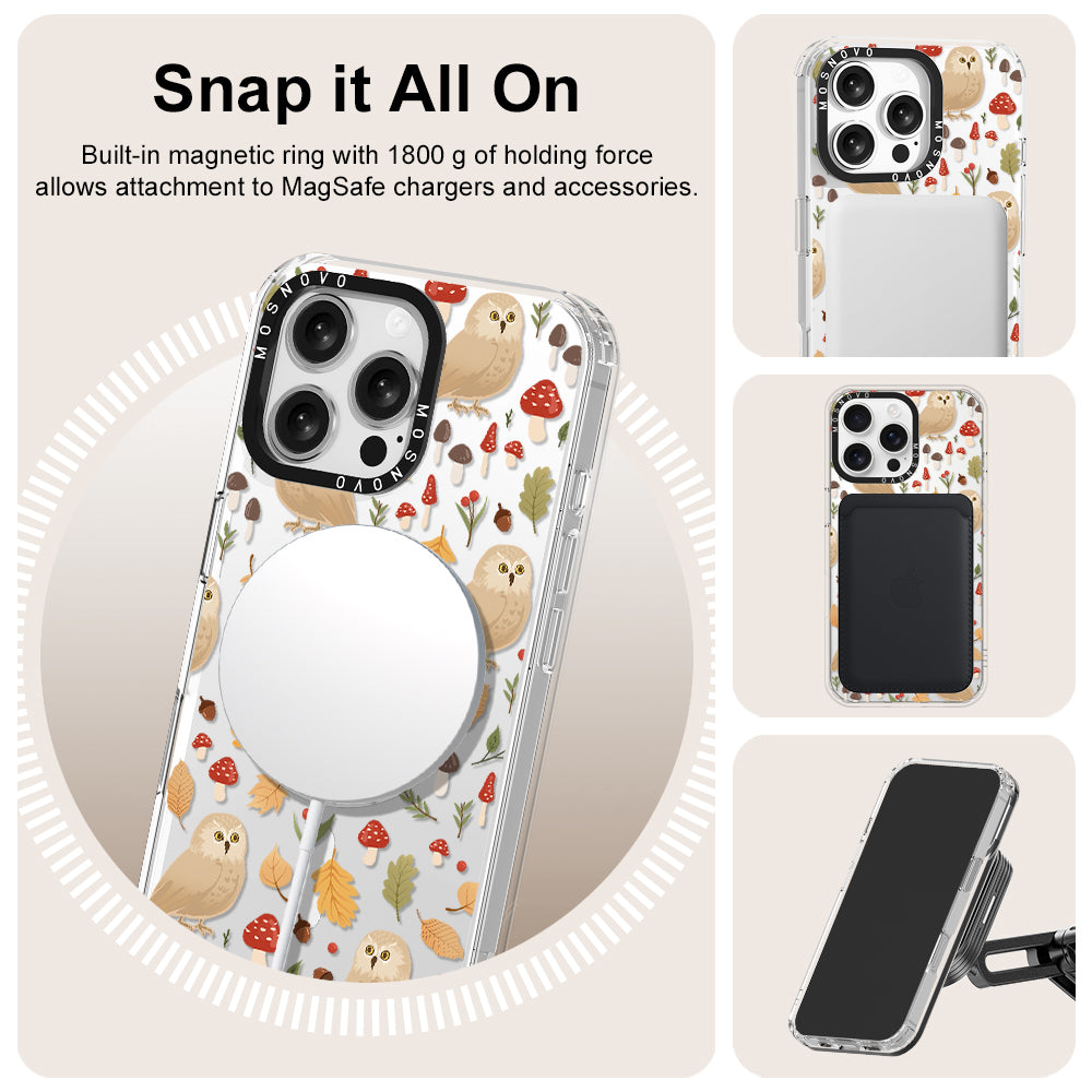 Autumn Owl Phone Case - iPhone 16 Pro Max Case - MOSNOVO