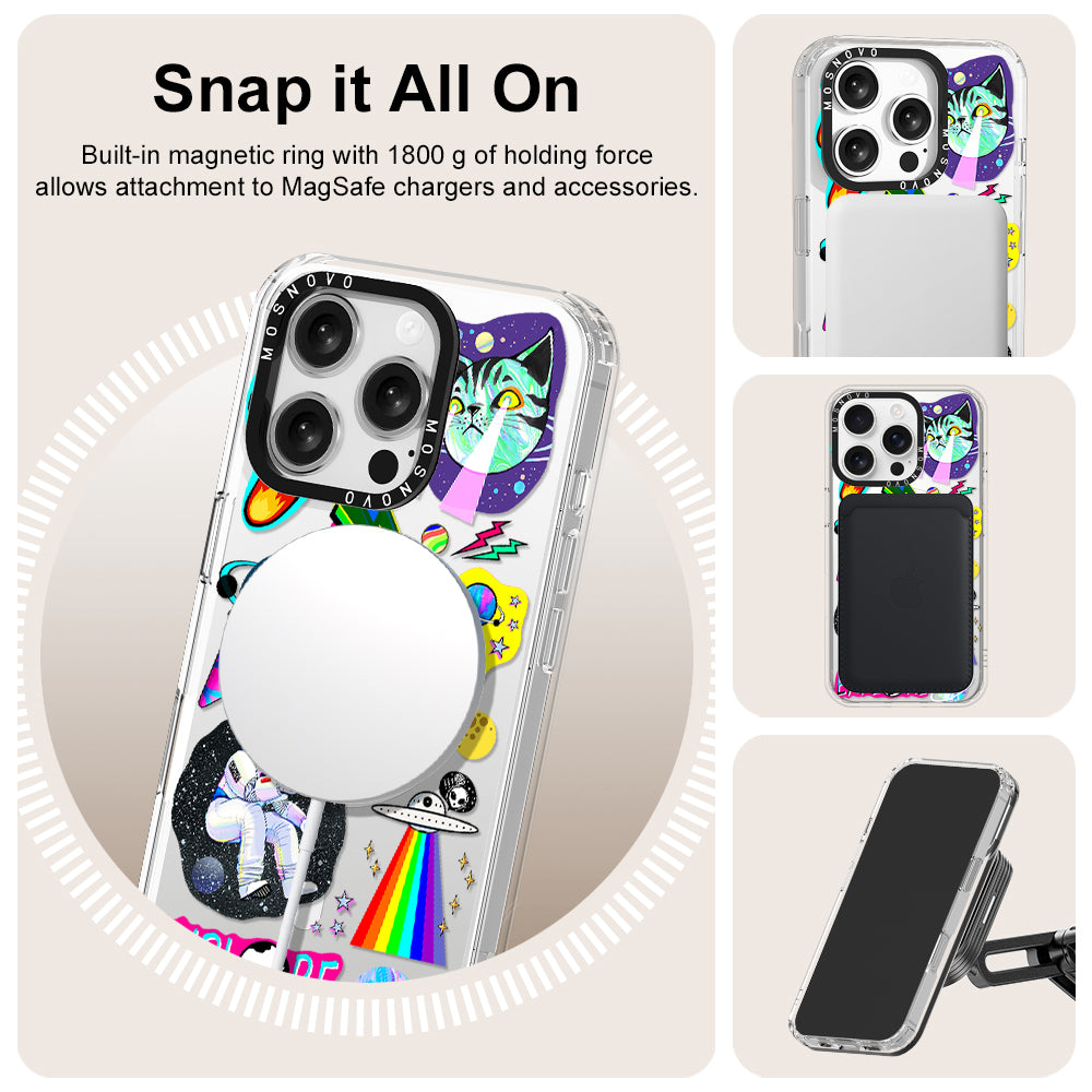 Sci-Fi Stickers Phone Case - iPhone 16 Pro Case - MOSNOVO