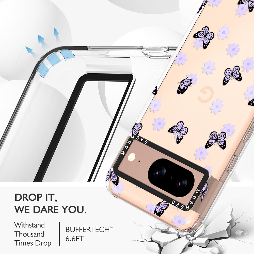 Lilac Butterfly Phone Case - Google Pixel 8 Case